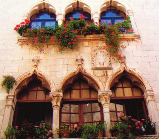 Venetian Gothic windows