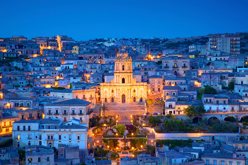 Cathedral of San Giorgio, Modica, Sicily, Italy, Southern Europe